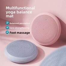 1 件普拉提瑜伽平衡垫，加厚防爆平衡球，瑜伽平衡垫，充气按摩座垫平衡盘软垫瑜伽垫，瑜伽训练专用气垫，平衡训练，按摩座垫，办公室座垫，气垫，带圆垫的平衡球，运动健身，室内外通用 - 彩色 - 查看 3