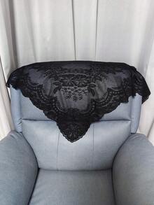 1pc 130cm*60cm Handmade Artificial Lace Trim, DIY Clothing, Hat, Sofa, Lampshade, Tablecloth, Dress, Skirt Hem Decoration Sewing Accessory