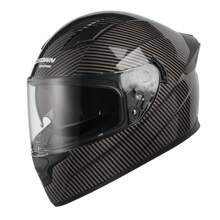 Crown Racing Motorcyle Helmet 2 Lenses With Rear Wing Street Bike Helmet For Adults DOT Approved Full Face Purple Motorcyle Helmets