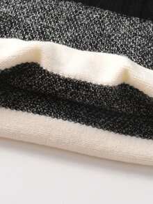 男童条纹针织毛衣，学院风，长袖，适合学校休闲装，春秋冬