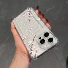 Funda protectora transparente para teléfono, adecuada para varios modelos de de, incluyendo 17 16, 11, 12, 13, 14 y sus versiones Pro y Plus. - Colores mixtos - Ver 4