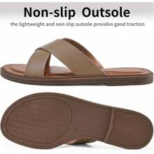 Womens Flat Slides Sandals: Dressy Summer Slip On Flats Shoes Comfortable Open Toe Walking Beach Slide Sandal