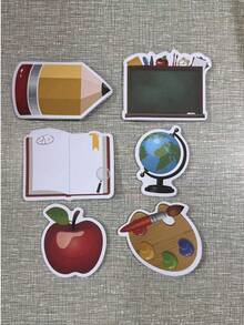 Bộ 270 tờ giấy ghi chú dính, 9 tập giấy ghi nhớ kiểu bảng đen, giấy ghi chú tự dính hình bút chì cầu vồng, giấy ghi nhớ nhắc nhở tại văn phòng/nhà, đồ dùng học tập - Nhiều màu - Xem 14