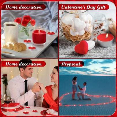 150/100/50/20/10pcs Pack Round Mini Smokeless Candles. Suitable For Birthday Parties And Creating A Romantic Smokeless Atmosphere. Tea Candles/Mini Candles Are The Perfect Choice For Wedding, Holiday And Party Decorations. Tea Candle Holders Are The Ideal Choice For Creating Decorations, Parties And Celebrations.