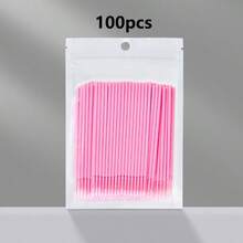 Thin Cleaning Swabs, Nano Cleaning Buds For Eye Makeup, Makeup Remover, Eyelash Extension Cleaning, Disposable Lip Brushes, And Makeup Brushes