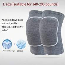 1pc Dance Knee Pads, Thick Foam Knee Pads For Dancing, Yoga, Volleyball, Sports