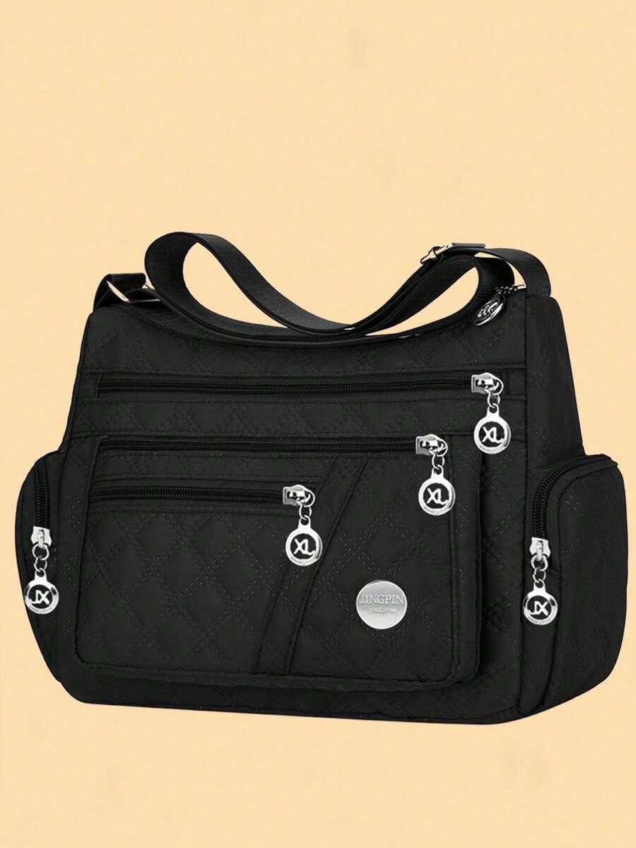 新款斜挎包牛津布男士公文包大容量斜挎包 - 彩色 - 查看 1