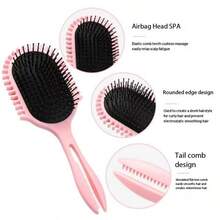 Pieptene de coafat multifuncțional cu pernă de aer, conceput pentru bărbați și femei, pentru modelarea, fixarea buclelor și minimizarea smulgerii și săriturii pe părul ud sau uscat, masaj, potrivit pentru ondularea părului lung, utilizare uscată și umedă, pieptene de coafat păr, perie, perii de păr, perie pentru margini, perie de păr, pieptene de păr, pieptene de păr, perie pentru descurcat, perie bilă, perie mini de păr, set de perii de păr, pieptene din lemn, articole esențiale de călătorie, articole esențiale de călătorie, coafură, coafură, perie de păr, perie pentru spate neted, perie de coafat, perie pentru păr creț, perie pentru margini, pieptene de păr, perie de păr, set de perii de păr, pieptene de păr, pieptene pentru bucle, perie pentru descurcat, perie de păr pentru femei, păr, călătorie, produse pentru păr, instrumente pentru păr, articole pentru păr, frizerie, accesorii frizerie, frizerie, echipamente de coafură