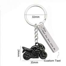 Customized Laser Engraved Text/Pattern Motorcycle Model Pendant Keychain, Club/Competition Souvenir Small Gift, "Drive" Keychain - Motorcycle Series - View 17