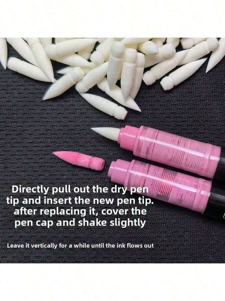 广纳朗国通用液体丙烯颜料马克笔笔尖 - 白色，耐用，高品质，适用于艺术和手工艺项目，手工艺用品 | 美术用品 | 书写流畅的笔尖，马克笔配件 - 均碼 - 查看 10