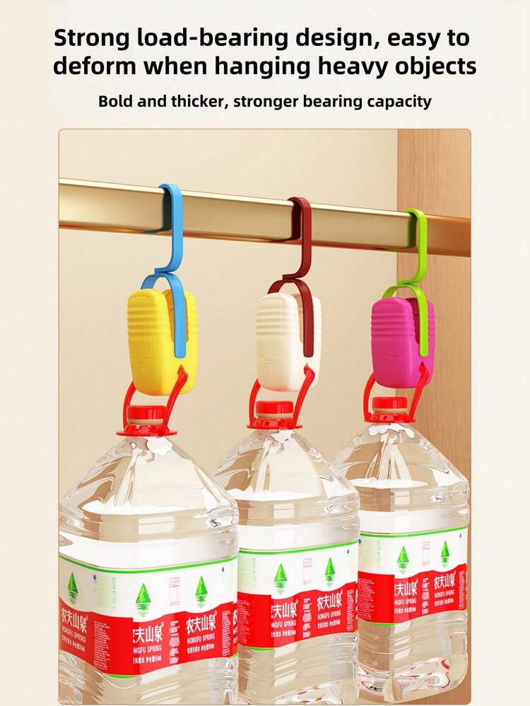 3pcs Seamless Soft Rubber Clothes Clips Large Size With Hooks - Wind-Resistant, Heavy-Duty Secure Grips For Hanging Clothes, Socks, Hats, Scarves; Multi-Purpose Laundry And Closet Organizer Clips For Indoor And Outdoor Drying, Durable Rubber Texture, Ultra-Strong Hold, Rust-Proof, Easy-Open Design, Perfect Mother's Day Gift And Spring Home Refresh - Multicolor - View 9