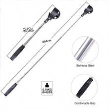 8-Section Telescopic Golf Ball Retriever, 204cm Long Golf Ball Picker, Golf Accessories