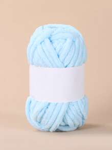 1 Roll Chunky Boucle Yarn For Handmade Knitting Scarf, Slippers, Coasters, Rugs - Multicolor - View 9