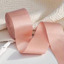 1 pieza Cinta colorida ajustada, decoración navideña y de Halloween, cinta de regalo de poliéster brillante, cinta de satén liso de unicolor, cinta de satén liso extra ancha para decoración de bodas, sillas, regalos, flores, adecuada para manualidades, bodas, cumpleaños - color mixto, suministros hechos a mano, tratamiento de superficie brillante, cara de satén de poliéster, decoración de bodas, borde elegante, textura suave, organizador de eventos, Ancho: 3.8cm, Longitud: 20m