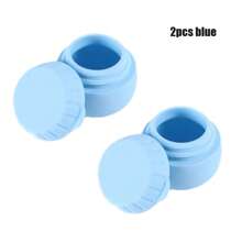 1/2pcs Travel Mini Pill Box, Portable Sealed Silicone Medicine/Cosmetic/Skincare Storage Container
