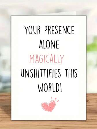 1 PIEZA Tarjeta de cumpleaños adorable y divertida adecuada para regalar a compañeros, amigos, hermanos, amigos, colegas, tarjetas de bendición (viene con sobres de colores aleatorios) Vuelta al cole, Vuelta al cole, Útiles escolares