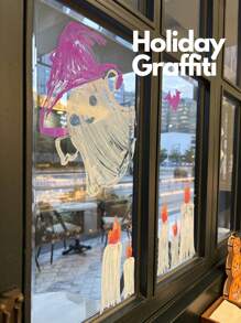 8 Colors Liquid Chalk Marker Pens, Christmas Window Paintings, Dust-Free, Washable ,Erasable Drawing Pens For Kids,Graduation Celebration,Erasable Window Markers, School Art, Glass Window, Vibrant & Safe Art Supplies