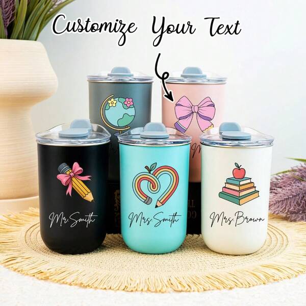 1pc Custom Teachers Thank You Gift,Teacher Tumbler,Teacher Appreciation Gift,Teachers Cup,Back To School Gift,Gift For Teacher,Teachers Day Gift