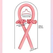 Mcbki 1 pieza Rizado de cabello sin calor reutilizable, para peinado. Rizado con cinta con pinza para el cabello, crea ondas suaves naturales, herramienta de rizado DIY, adecuada para dormir, se puede usar toda la noche. Rizado sin calor, rizado de cabello, rizado de cabello