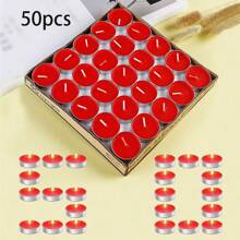 150/100/50/20/10支装圆形迷你无烟蜡烛。适合生日派对，营造浪漫无烟氛围。茶蜡/迷你蜡烛是婚礼、节日和派对装饰的完美之选。茶蜡烛台是打造装饰、派对和庆典的理想之选。优雅的蜡烛可燃烧1.5-2小时。 - 彩色 - 查看 14