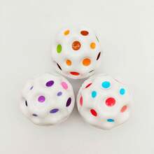 Colorful Gradient High Elastic PU Bouncy Ball, Outdoor Exercise Interactive Game Toy, Cheap Small Toy, Fitness Hand Toss Ball, Solid Color Small Bouncy Ball, Birthday Gift, Holiday Gift, Classic Bestseller - Multicolor - View 2