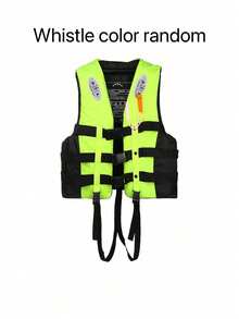 1pc Professional Life Jackets For Adults, Large Buoyancy Fishing Vests, Vests, Vests, Motorboats, Surfing Boats, And Convenient Swimming - Multicolor - View 12