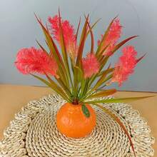 Jarrón de cerámica con diseño floral, recipiente hidropónico para plantas, adorno decorativo para escritorio, decoración del hogar para la sala de estar, decoración de la habitación, jarrón de flores, jarrón de vidrio