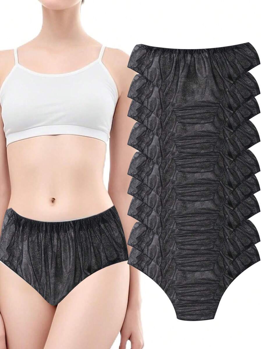 Non Woven Fabric Breathable Disposable Panties For Women Men Business Trips Spa Wash-Free Briefs Menstruation Underwear JJ-026 - Multicolor - View 1