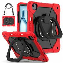 Colorblock Handheld Rotating Shockproof Protective Case With Shoulder Strap For Apple IPad Mini 7, IPad Mini 6, IPad 6th (9.7-Inch), IPad Pro 9.7 (2016), IPad 5th (9.7-Inch), IPad 10.2 7th Gen 2019, IPad 8th (10.2-Inch), IPad 9th Gen (10.2-Inch), IPad 11(A16 2025), IPad 10th (10.9-Inch), IPad Air 4th (10.9-Inch), IPad Air 5th Gen 2022, IPad Air 11-In.(M2)-2024, IPad Air 11(M3 2025)