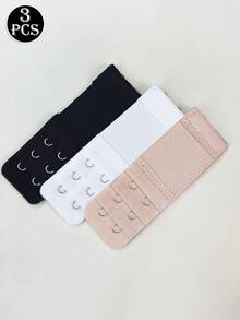 1/3/5pcs/Set Bra Extender Hooks -Elongated 2 Hook Bra Strap Extender Comfortable Adjustable Elastic Non-Slip Bra Straps Underwear Bra Extension Buckle Bust Bra Back Buckle Lingerie Accessories Suitable For Travel And Outdoor Activities - Multicolor - View 11