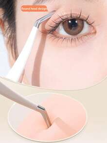 Bộ 2 nhíp nối mi chuyên nghiệp chính xác dành cho dụng cụ gắn mi giả Nhíp nối mi DIY Nhíp nối mi cong Lông mi, Bộ dụng cụ dùng trong thẩm mỹ viện dành cho người mới bắt đầu và thợ nối mi chuyên nghiệp Dễ dàng gắn và tháo mi 1 CÁI/2 CÁI - Nhiều màu - Xem 5