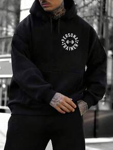 Personal Trainer Sweatshirt Men's Hoodie Professor Bodybuilding Streetwear Hooded - 黑色 - 查看 2