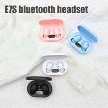 E7S TWS True Wireless Bluetooth Earbuds, HIFI Lossless Sound Quality, Sports Waterproof Earbuds, Compatible With Smartphones, With Microphone, 9D Stereo HiFi Earbuds, Wireless Earbuds Compatible With All Phones - Multicolor - View 4