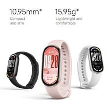 Xiaomi Smart Band 10（标准版）智能手环，150 多种运动模式，1.72 英寸 AMOLED 显示屏，增强型睡眠管理，个性化指导，超长电池寿命，仅支持英语和中文 - 黑色 - 查看 6