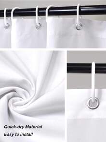 Beach Coastal Nautical Bathroom Shower Curtain Set, Ocean Coral Vintage Sea Horse With 12 Hooks, Fabric Waterproof Accessories Decor