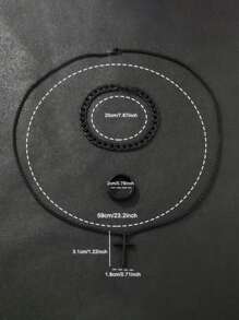 4pcs/Set Boy Square LED Love Airplane Digital Display Electronic Children's Watch And 3 Pieces Of Hip-Hop Bracelet Necklace Ring, Perfect Gift For Halloween And Christmas, Back To School Season Party Celebration Travel, As A Gift Souvenir For Friends And Family, Daily Wear Decoration - Multicolor - View 8