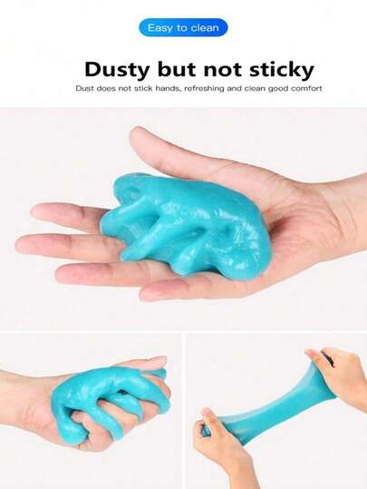 Magic Car Cleaning Gel Dust Glue & Keyboard Cleaner Automatic Spotless Finish Home Storage & Organization Accessory Perfect Gift For Men Car Cleaning Soft Glue Car Multi-Functional Air Outlet Cleaning Mud Household Keyboard Sticky Ash Artifact Crevice Cleaning Products