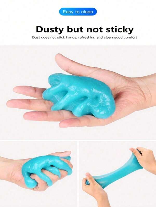 Magic Car Cleaning Gel Dust Glue & Keyboard Cleaner Automatic Spotless Finish Home Storage & Organization Accessory Perfect Gift For Men Car Cleaning Soft Glue Car Multi-Functional Air Outlet Cleaning Mud Household Keyboard Sticky Ash Artifact Crevice Cleaning Products