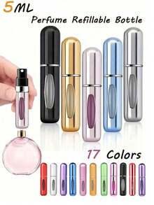 10 chai nước hoa 5ml có thể nạp lại, Quà tặng ngày lễ tình nhân, Chai nước hoa du lịch có thể nạp lại, Chai nước hoa mini, Chai xịt nước hoa có thể nạp lại, Vật dụng thiết yếu khi đi du lịch, Nhiều màu, Chai xịt Mini đựng chất lỏng rỗng di động khi đi du lịch, Bãi biển, Mùa hè, Du lịch trở lại trường - Nhiều màu - Xem 12