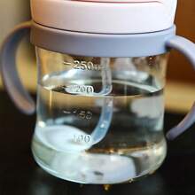 1pc Kids Water Bottle, Student Drinking Cup, Cute Water Bottle With Straw, Scaled Water Bottle, Kindergarten Suction Ball Water Bottle, Anti-Choke Straw Cup, 250ml/350ml Capacity