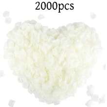 2000 piezas de pétalos de rosa artificiales decorativos, pétalos de rosa falsos de seda color rojo burdeos, adecuados para bodas, aniversarios, propuestas, Día de San Valentín, decoración de regalos, decoración navideña del hogar, decoración de habitaciones