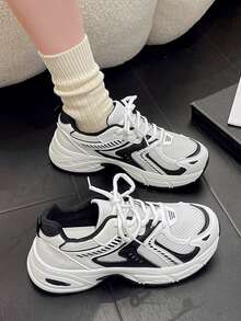 New Unisex Casual Sneakers, Fashion Chunky Sneakers, Versatile Couple Shoes, Suitable For All Seasons