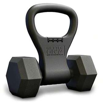 The Original As Seen On SHARK TANK! Converts Your Dumbbells Into Kettlebells Made In The USA Dumbbell Grip Handle