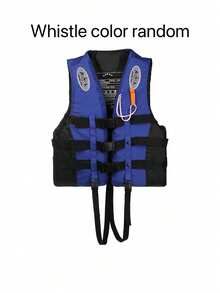 1pc Professional Life Jackets For Adults, Large Buoyancy Fishing Vests, Vests, Vests, Motorboats, Surfing Boats, And Convenient Swimming - Multicolor - View 17
