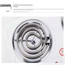 Estufa eléctrica de doble cabezal para uso doméstico colores aleatorios cocina rápida y eficiente ahorro energía - Tipo de Enchufe A USA (110-127V) - Ver 6