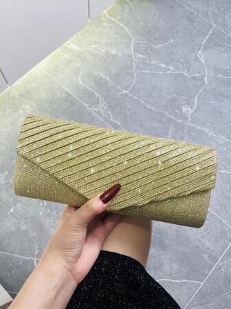 Lightweight, Business Casual Envelope Bag Mini Design,Evening Bag, Dinner Bag Glamorous, Elegant, Exquisite, Quiet Luxury For Party Girl, Woman, Bride Perfect For Party, Dinner/Banquet Christmas Party Dress, Perfectly Matching With Bridal Party
