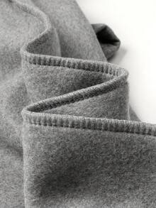 男士休闲裤新款长裤韩版时尚宽松松紧腰直筒运动裤带拉链口袋 - 灰色 - 查看 6