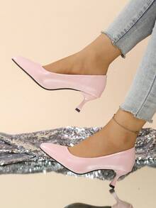 Chaussures à talons hauts élégantes et brillantes pour femmes, pour la rue, Halloween, Noël, les trajets, le mariage, l'école, les vacances