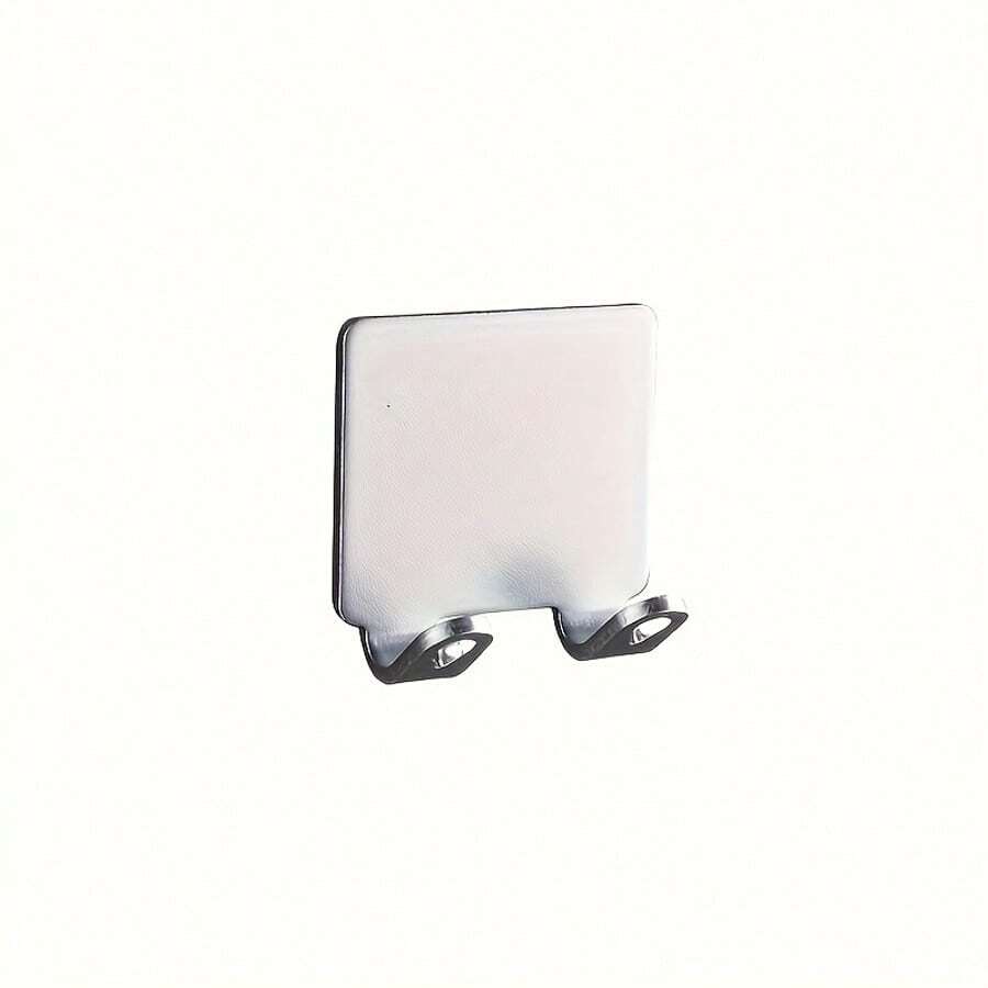 Punch Free Shaving Razor Holder, Men's Shaver Storage Hook, Wall Shelf Bathroom Razor Rack Wall Kitchen Accessories - 銀色 - 查看 1