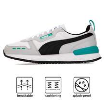 Puma blanco-negro-gris-verde